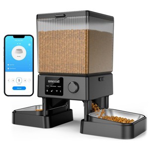 Oneisall PFD-002 PRO 5G WiFi Automatic Dog and Cat Feeder, 5L Automated Food Dispenser w/ App Control for 2 Cats (Cyber Monday Sale) - 1 of 4