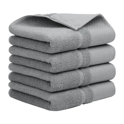 Piccocasa Hand Towel Set Soft 100% Combed Cotton Luxury Towels Highly  Absorbent Bath Towel Taupe Gray 6pcs : Target