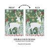 Evergreen Merry Christmas Reindeer Garden Suede Flag - 4 of 4