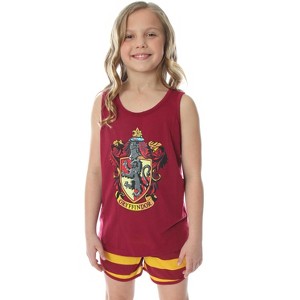 Harry Potter Girls Hogwarts House Tank and Shorts Pajama Set - 1 of 4