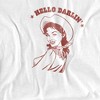 Women's Vintage Cowgirl Hello Darlin' Cropped T-Shirt - 2 of 4