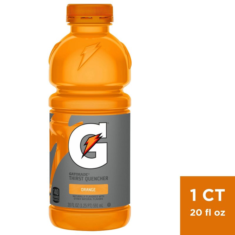 Gatorade Orange Sports Drink - 20 fl oz Bottle, 1 of 5