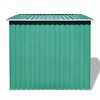 VidaXL Garden Shed Green Metal 74.8"x48.8"x71.3" - 4 of 4