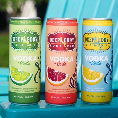 Deep Eddy Lemon RTD - 4pk/355ml Cans