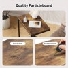 C Shaped End Table 27 inches High, Side Table for Couch Slide Under, C Table Sofa Side End Table for Living Room - 3 of 4