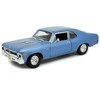 1970 Chevrolet Nova SS Coupe Blue Metallic 1/18 Diecast Model Car by Maisto - 2 of 3