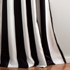 Lush Décor Wilbur Stripe Light Filtering Window Curtain Panels Black 52x108 Set - 2 of 4