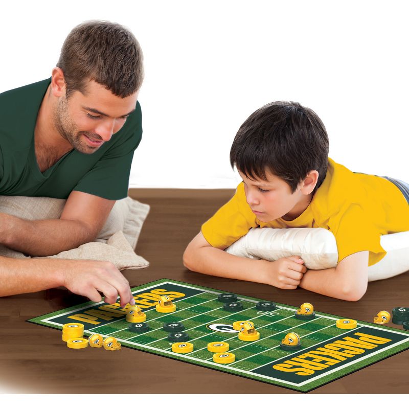 MasterPieces Officially licensed NFL Green Bay Packers Checkers Board Game for Families and Kids ages 6 and Up, 5 of 7