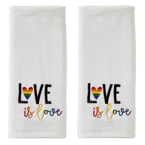 2pk Hand Towel Set White - Room Essentials™ : Target