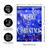 Evergreen Merry Christmas Snowflake Lustre Garden Flag 12 x 18 Inches Indoor Outdoor Decor - 4 of 4