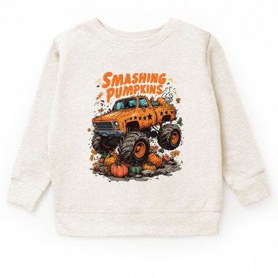 Smashing Pumpkins Monster Truck Grunge - Kids Toddler Graphic Sweatshirt and Kids Youth Graphic Sweatshirt