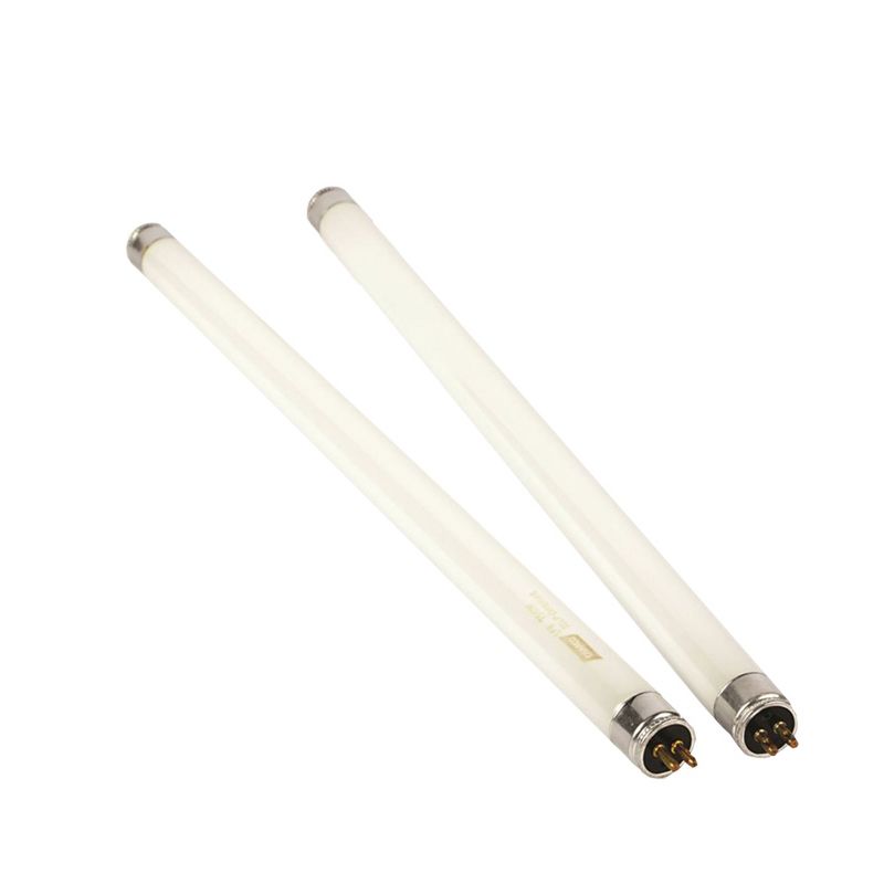 Camco 54880 F8T5/CW Style White Fluorescent 8 Watt 350 Lumen 120 Volt 12 Inch Long Tubular Normal Connection Replacement Light Bulbs, 2 Pack, 1 of 7