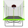NAYSAYE Trampoline 10FT by 17FT with Basketball Hoop and Advanced Ladder for Outdoor Fun and Fitness, Green, 120.00"*141.00"*348.77" - 2 of 4