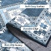 Coucheta Farmhouse Area Rug Washable Low Pile Non-Slip Indoor Carpet for Bedroom Kitchen Playroom,  Multi-Color & Size - 4 of 4