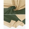 Elerevyo Women's Contrast Color Satin Silk Feeling Square Scarves Neckerchief Bandanas 35.4" X 35.4" - 4 of 4