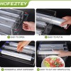 Foil and Plastic Wrap Organizer,3 in 1 Acrylic Aluminum Foil Holder,Plastic Wrap,Aluminum Foil and Wax Paper,Storage Dispenser - 4 of 4