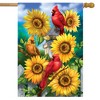 Briarwood Lane Summer House Flag 40x28 For Outdoor Cardinals and Sunflowers For Summer House Flag - 2 of 4