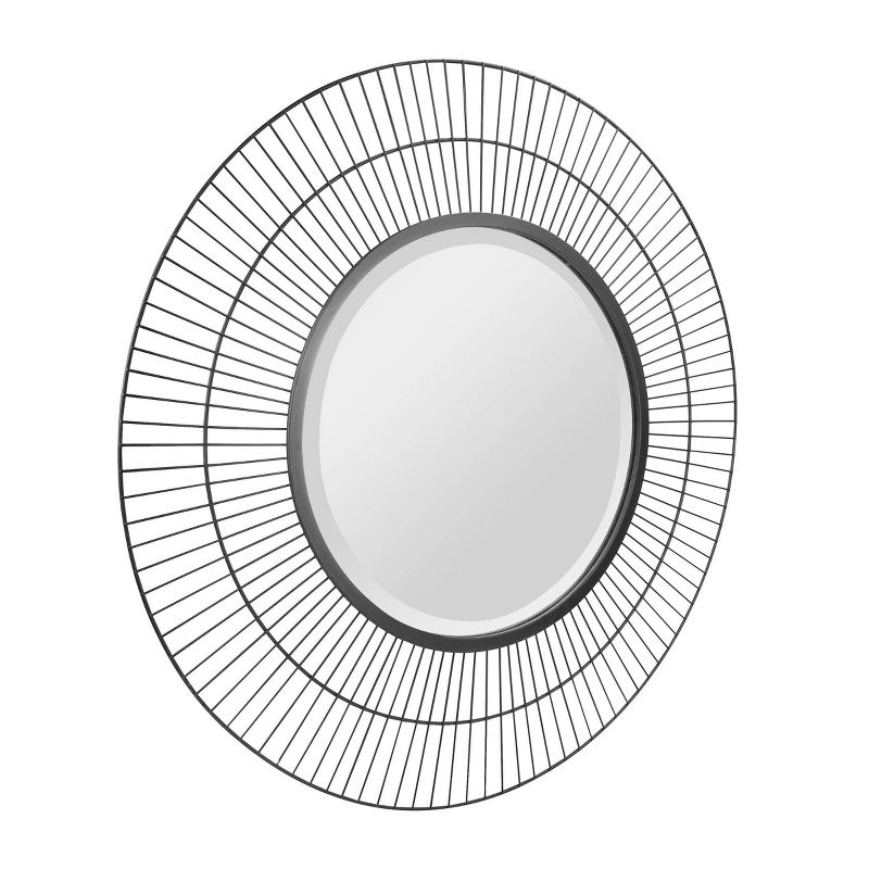 Two Loop Radial Wire Mirror Black - Stonebriar Collection, 3 of 8