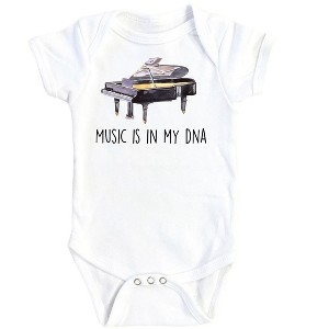 Piano - Baby Boy Girl Clothes Infant Onesie® Funny Cute Newborn 1C GS1 - 1 of 4