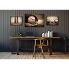 Kate & Laurel All Things Decor (Set of 3) Sylvie Three Vintage Bats Baseball Glove at Home Plate Wall Art Set by Saint and Sailor Studios - 3 of 4