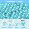 Unique Bargains No Hole ABS Round Faux Pearl for Vase Fillers DIY Home Decoration 500 Pcs - 2 of 4