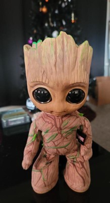  Mattel Marvel Plush, Groovin' Groot Dancing and Talking Plush  Figure from Disney+ Series I Am Groot, Soft Toy for Gifts and Collectors :  Toys & Games