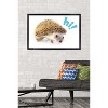 Trends International Cute Hedgehog - Hi! Framed Wall Poster Prints - 2 of 4