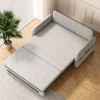 Gaoyangjiaju 37 inch to 88.58 inch Convertible Sofa Bed  with Hidden Storage & Lockable Wheels - 3 of 4