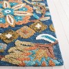 Blossom BLM409 Handmade Tufted Accent Rug - Blue/Ivory - 3' X 5' - Safavieh - image 2 of 4