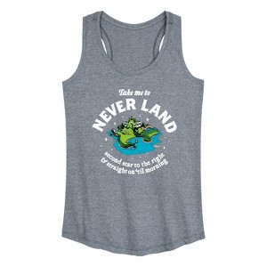 Women's - Disney - Peter Pan Graphic Racerback Tank - 1 of 4