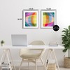 Stupell Industries Oblique Neon Flare 2pc Framed Print Under Glass Set - 3 of 4