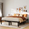 homfan Bed Frame, High Platform Bed Frame, Queen Size with Storage Space, Heavy Duty Steel Slat Support, No Screws Needed, Easy Assembly - 2 of 4