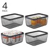 Metal Mesh Pantry Basket for Kitchen Storage - 2 of 4