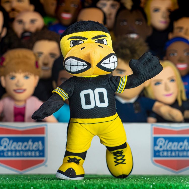 Bleacher Creatures Iowa Hawkeyes Herky the Hawk 10" Mascot Plush Figure, 4 of 6