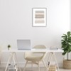 Stupell Industries Simple Abstract Boho Tan and Brown Opaque Watercolor Black Framed Giclee Art - 2 of 4