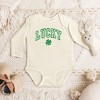 The Juniper Shop Lucky Clover Distressed Baby Long Sleeve Bodysuit - 2 of 3
