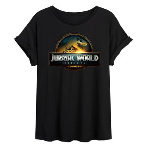 Women's - Jurassic World: Rebirth - Logo Oversized Graphic T-Shirt - 1 of 4