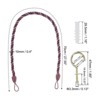 Unique Bargains Braided Decorative with Screw Hooks & Bolts Curtain Holdback Cord 2 Pcs - 2 of 4