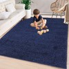 Solid Shaggy Rug Modern Indoor Carpet Fluffy Plush Rug Shag Area Rug Home Decor - 3 of 4