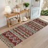 Boho Area Rugs for Living Room, Washable, Non-Slip Backing, Stain-Resistant, Soft Carpet for Bedroom, Nursery, Playroom. - 3 of 4