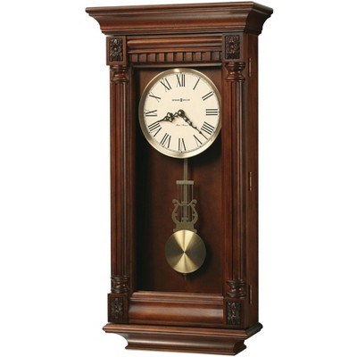 Howard Miller 625474 Lewisburg Wall Clock 625474 Tuscany Cherry