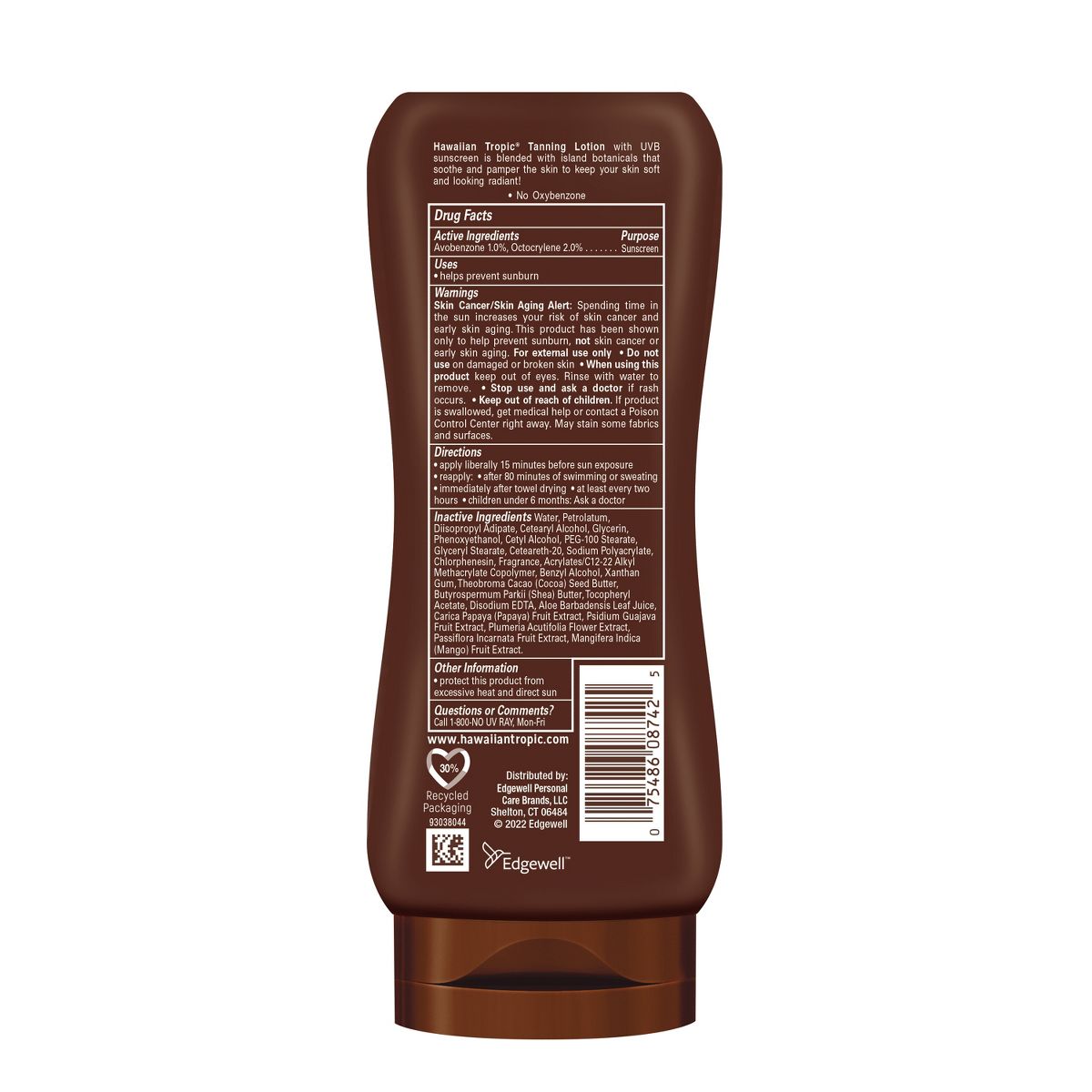 Hawaiian Tropic Dark Tanning Lotion Sunscreen - SPF 4 - 8oz - thumbnail 2
