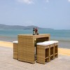Horus Dining Set - Outdoor - PAT7502 - Safavieh - 3 of 4