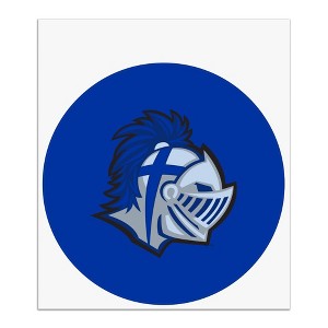 Southern Wesleyan University Primary Logo Automotive Car Window Locker Circle Bumper Sticker - 1 of 4