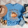Simply Sage Market Women's Graphic Sweatshirt Coquette Farm Fresh Pumpkin - 3 of 4