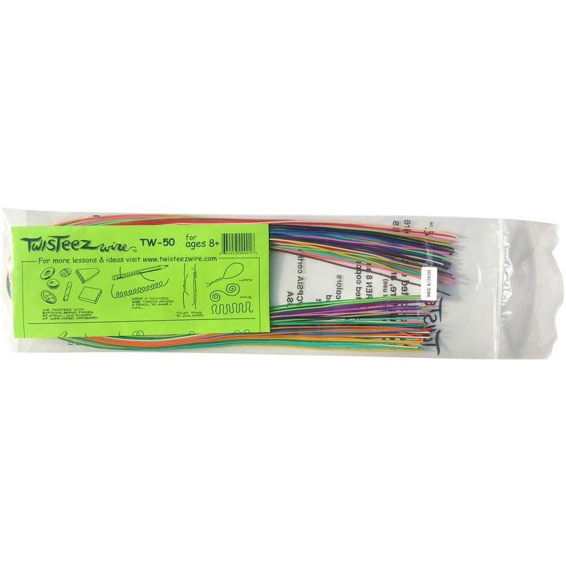 Twisteez Craft Sculpture Wire, 125 ft, Assorted Color, Pack of 50, 5 of 6