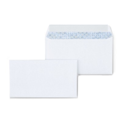 55ct Press And Seal Security Envelopes 3.5 X 6.5 White - Up & Up