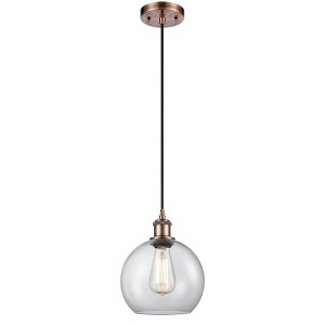 Athens - 1 Light Mini Pendant In Industrial Style-10 Inches Tall and 8 Inches Wide - 1 of 1