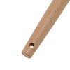 Unique Bargains Spoon Hand Wash Only Large Solid Spoon Silicone Wooden Handle 12.6" 1 Pc - 3 of 4