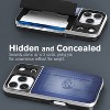 Vena vCommute For Apple iPhone 17 Pro Case Wallet, Case with Stand Leather Card Holder [Military Grade Drop Protection], Black - 3 of 4